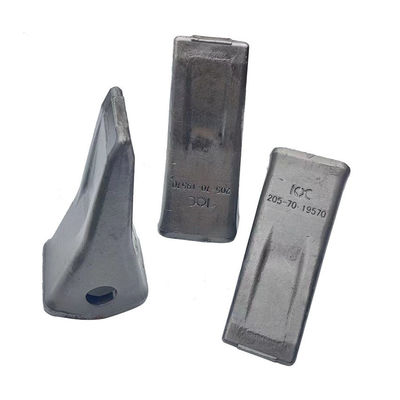 Anticorrosive Backhoe Loader ถัง Teeth 47-52HRC Hardness