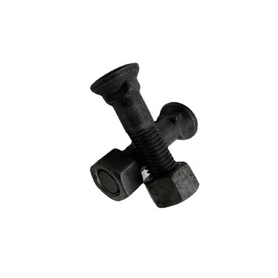 40Cr 35CrMo เครื่องขุด รถปราบดิน ติดตาม สลักเกลียว Segment Plow Bolt M36