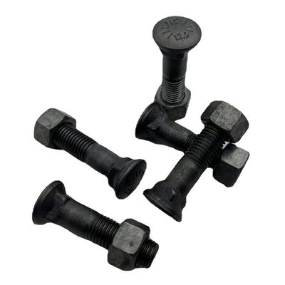 40Cr 35CrMo เครื่องขุด รถปราบดิน ติดตาม สลักเกลียว Segment Plow Bolt M36